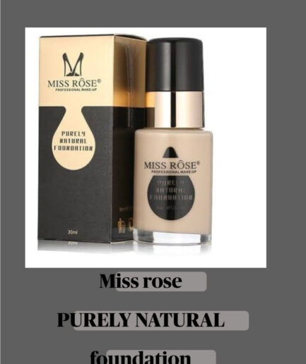 Purely natural foundation