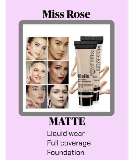 Matte liquid foundation